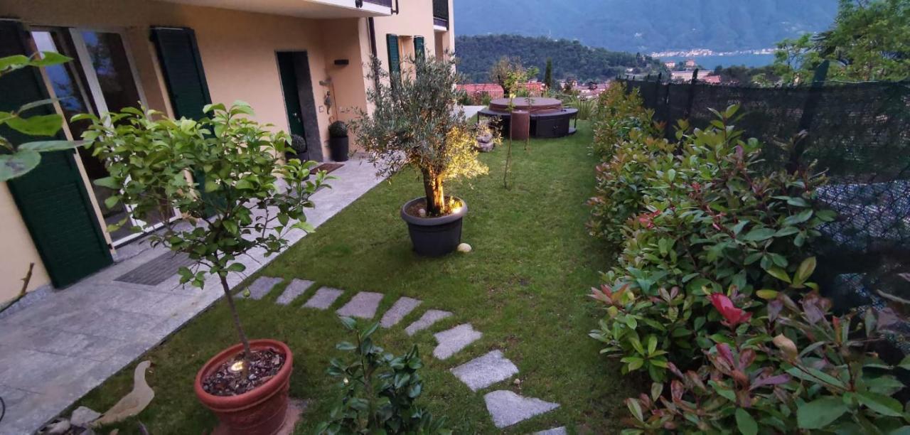 Magic Garden With Jacuzzi-Pool And Luxury Lake Como View Лено Екстериор снимка