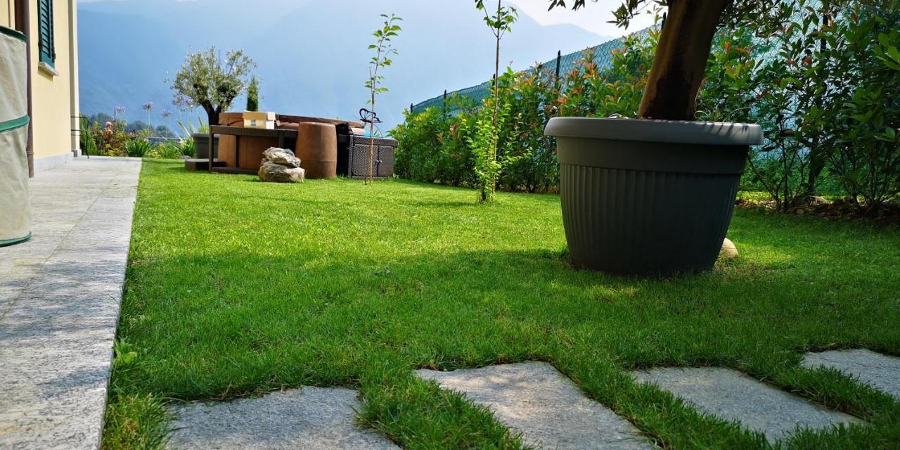 Magic Garden With Jacuzzi-Pool And Luxury Lake Como View Лено Екстериор снимка