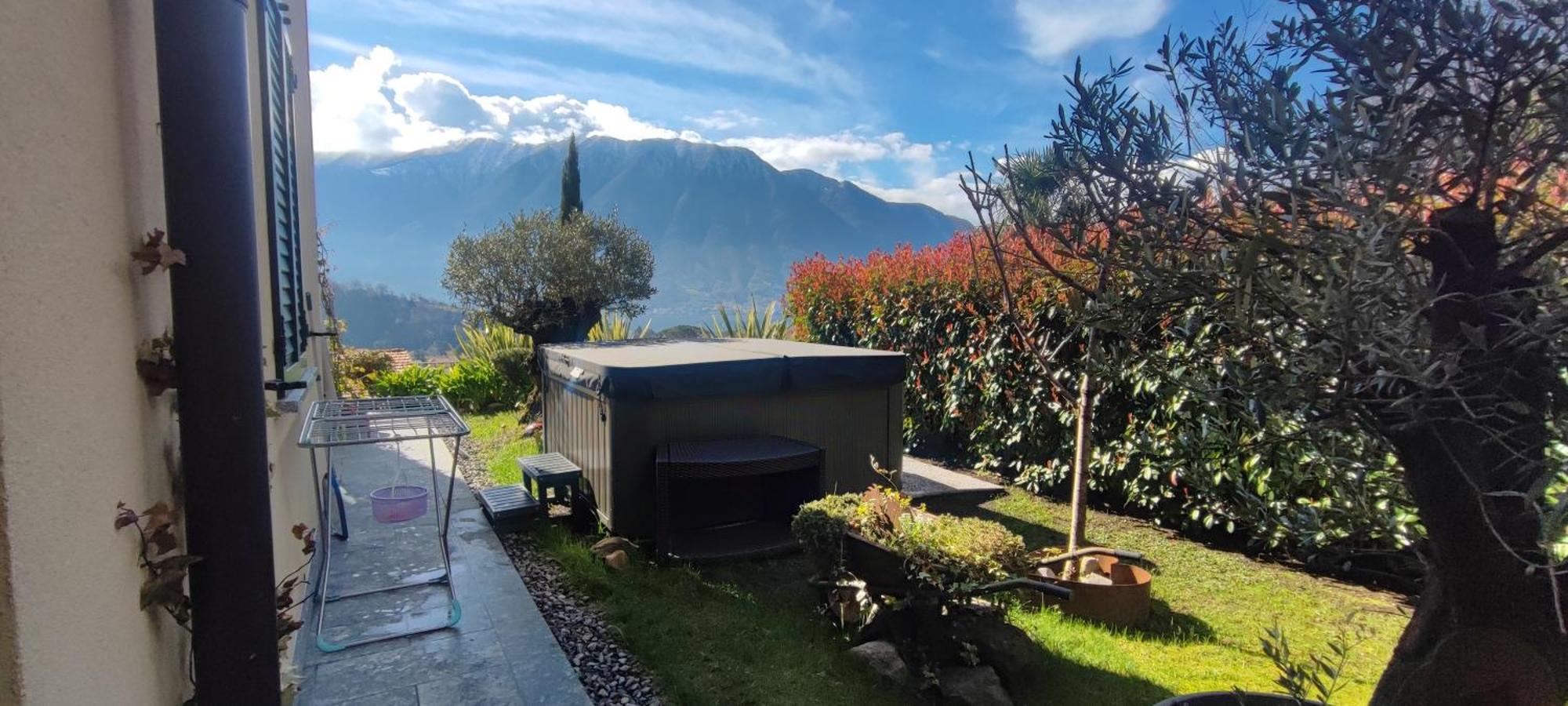 Magic Garden With Jacuzzi-Pool And Luxury Lake Como View Лено Екстериор снимка