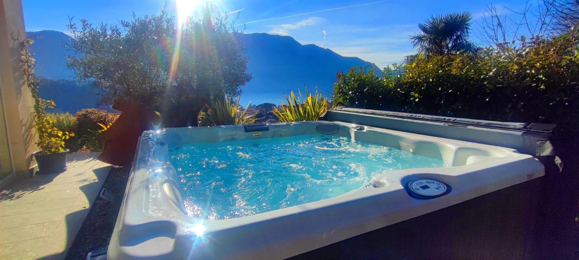 Magic Garden With Jacuzzi-Pool And Luxury Lake Como View Лено Екстериор снимка